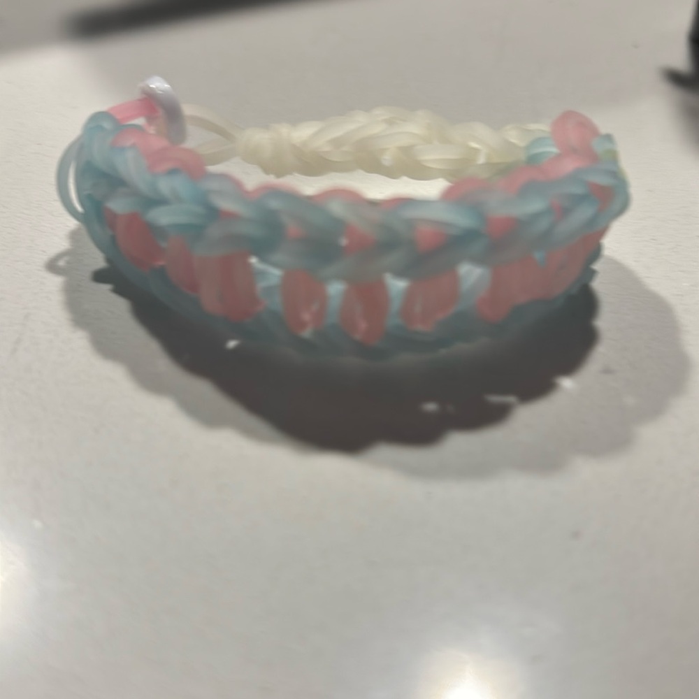 Rainbow Loom Handcrafted Bracelet